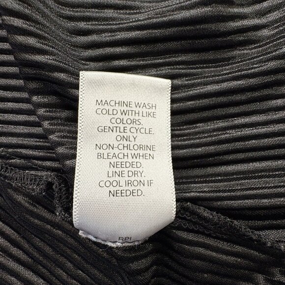 Candies Dress Women’s Large Black Cold Shoulder Plisse Ruffle Dark‎ Fairy Boho - Picture 8 of 14